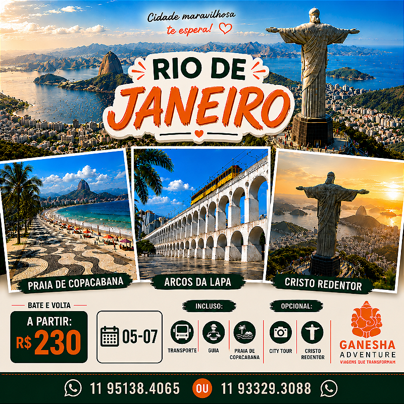 ZZZG2 - Day Use 05/Jul - Rio de Janeiro - RJ