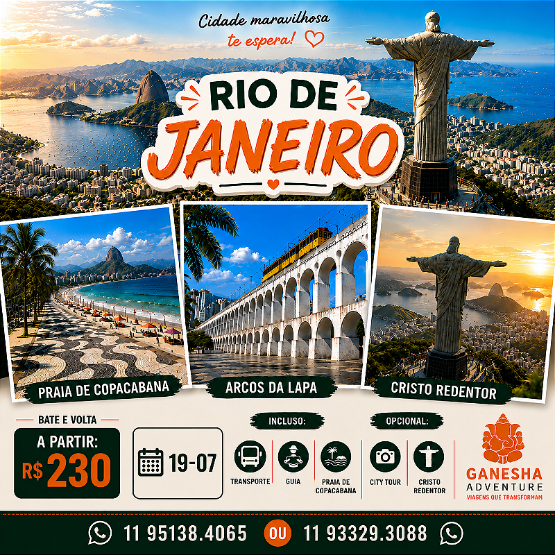 ZZZG6 - Day Use 19/Jul - Rio de Janeiro - RJ
