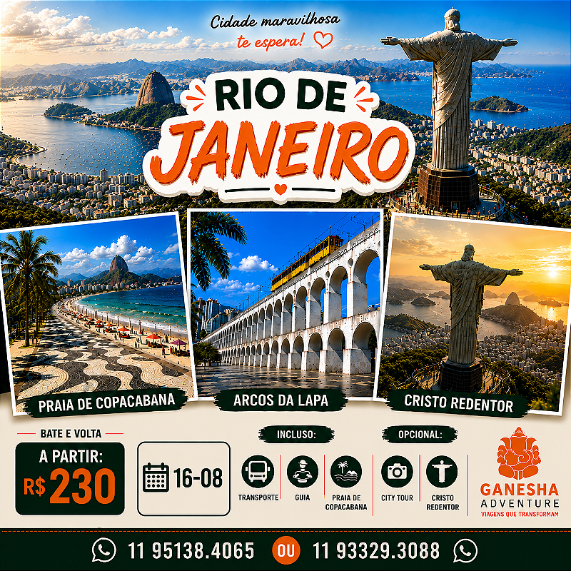 ZZZH5 - Day Use 16/Ago - Rio de Janeiro - RJ