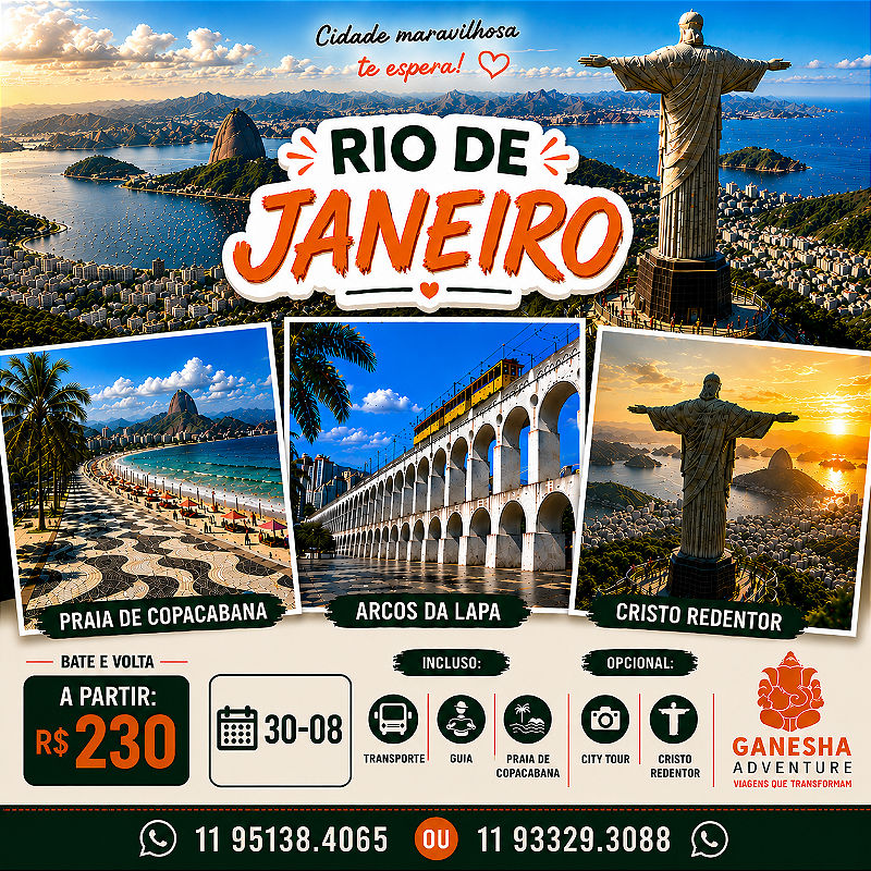 ZZZH9 - Day Use 30/Ago - Rio de Janeiro - RJ