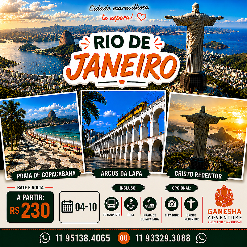 ZZZJ2 - Day Use 04/Out - Rio de Janeiro - RJ