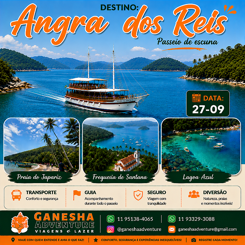 ZZZI9 - Day Use 27/Set - Angra dos Reis - RJ