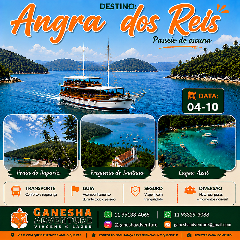 ZZZJ2 - Day Use 04/Out - Angra dos Reis - RJ