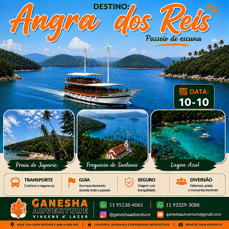 ZZZJ3 - Day Use 10/Out - Angra dos Reis - RJ