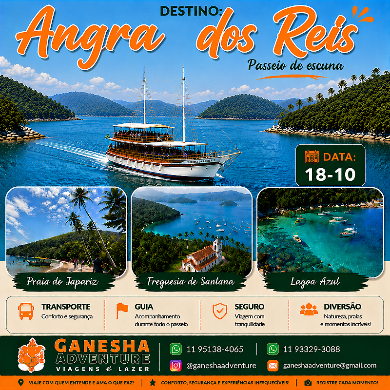 ZZZJ4 - Day Use 18/Out - Angra dos Reis - RJ
