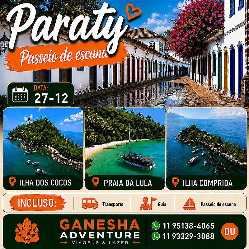 ZZZL8 - Day Use 27/Dez - Paraty - RJ