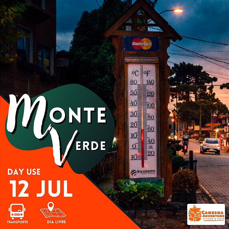 ZZZG4 - Day Use 12/Jul - Monte Verde - MG