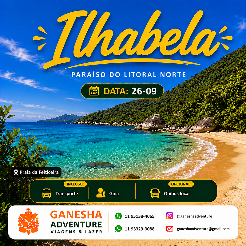 ZZZI8 - Day Use 26/Set - Ilhabela - SP