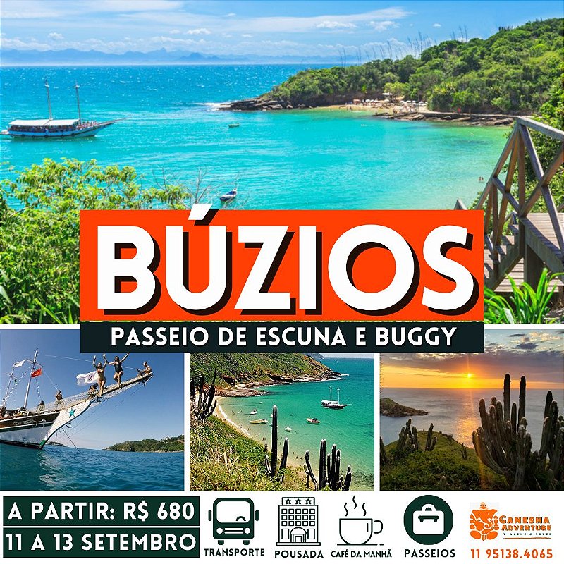 ZZZI6 - Final de semana 11 a 13/Set - Búzios - RJ