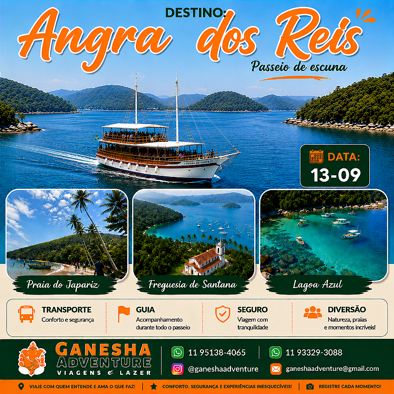 ZZZI5 - Day Use 13/Set - Angra dos Reis - RJ