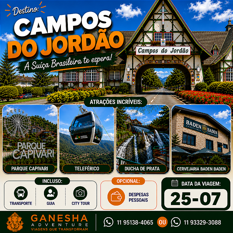 ZZZG8 - Day Use 25/Jul - Campos do Jordão - SP