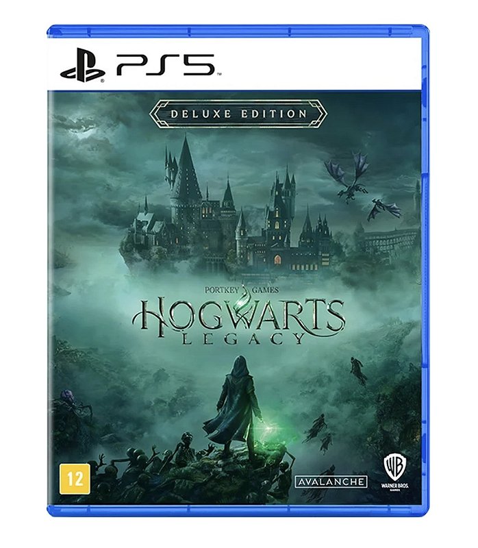 Jogo Hogwarts Legacy Deluxe PS5 Mídia Física