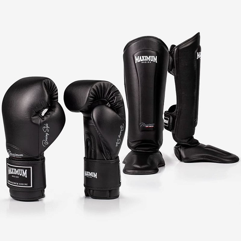 Kit Luva de Boxe e Caneleira de Muay Thai - Luvas de Boxe, Muay Thai ...