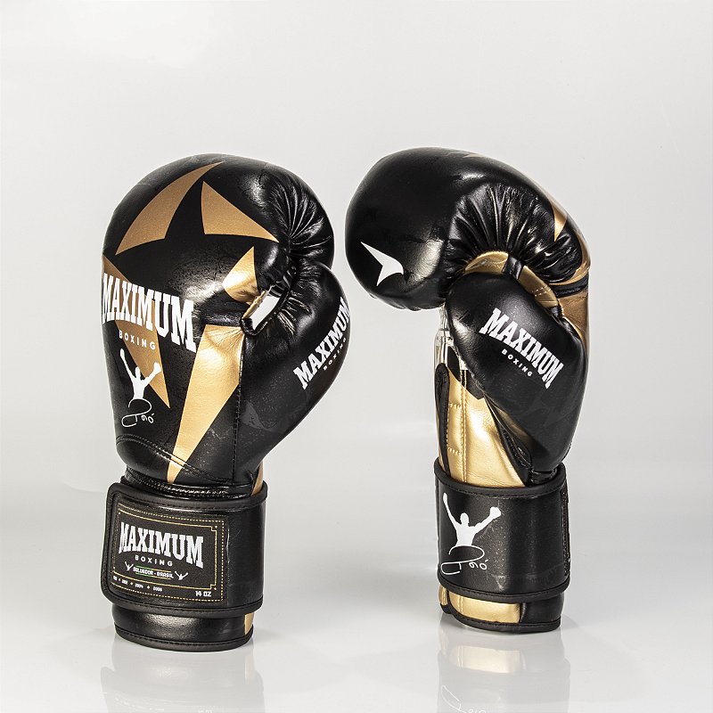【popo】 Luva de Boxe Profissional Acelino Popó Freitas - Luvas de Boxe