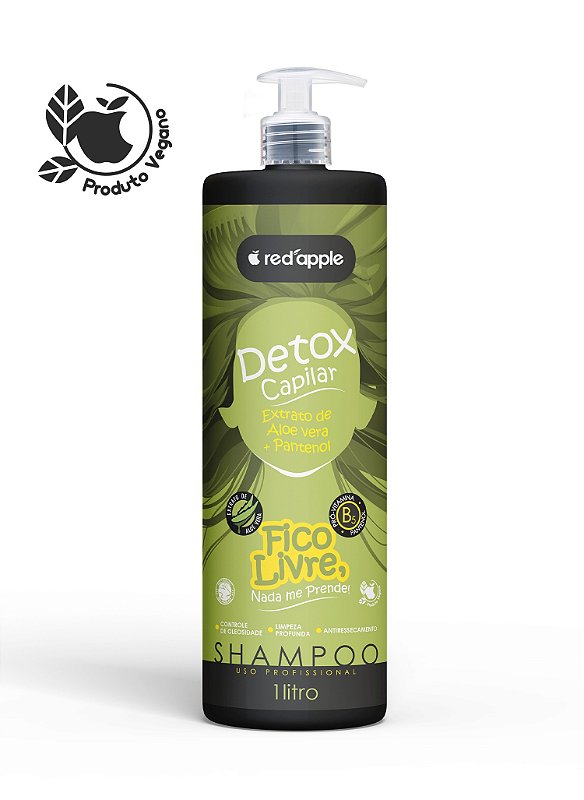 Shampoo Detox Capilar - Fico Livre, Nada me Prende!