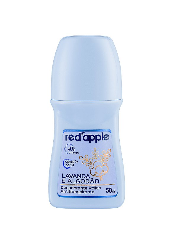 Desodorante Antiperspirante Roll On - Lavanda e Algodão