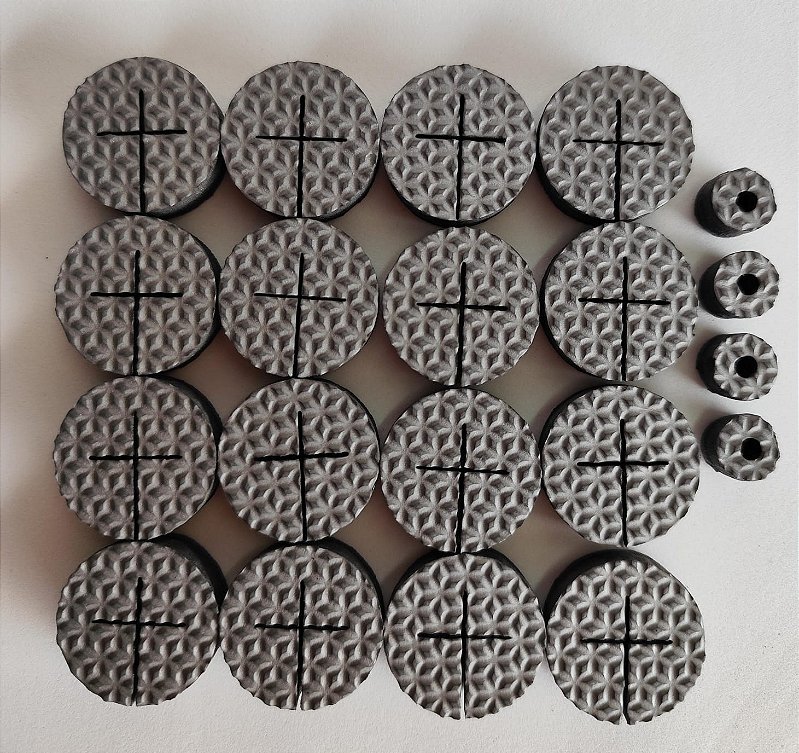 Kit com 16 Suportes de EVA para Clones