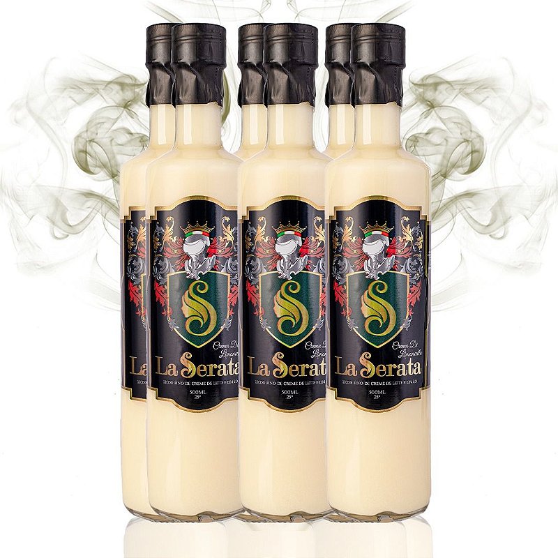 60x Crema di Limoncello Tradicional - Licor de Limão Siciliano tipo Italiano (500ml)