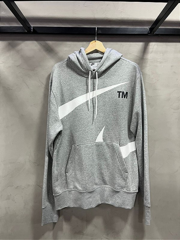 MOLETOM NIKE SWOOSH TM CINZA JNoriginalshop