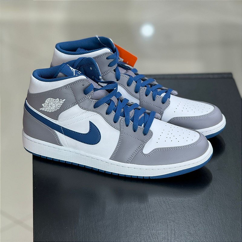Jordan 1 Mid True Blue Men's - DQ8426-014 - JNoriginalshop
