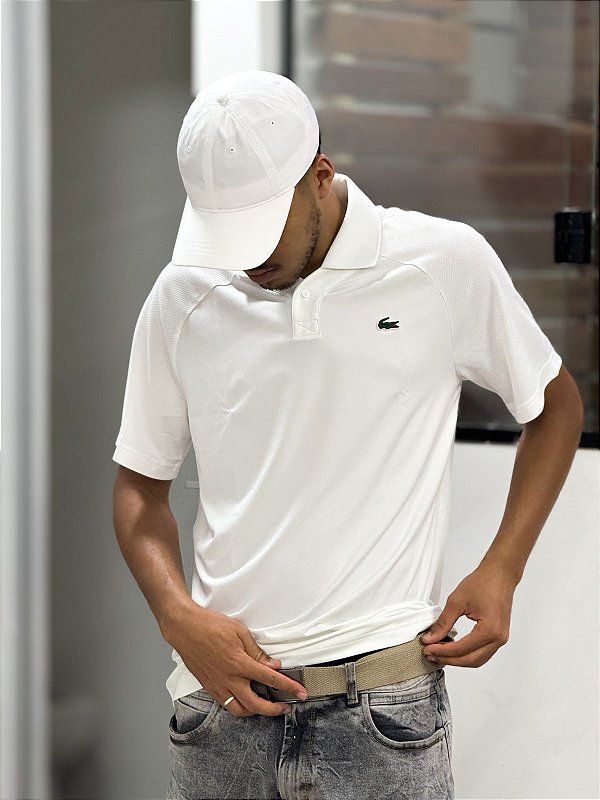 Polo Lacoste x Daniil Medvedev Ultra-Dry Tennis - Branco