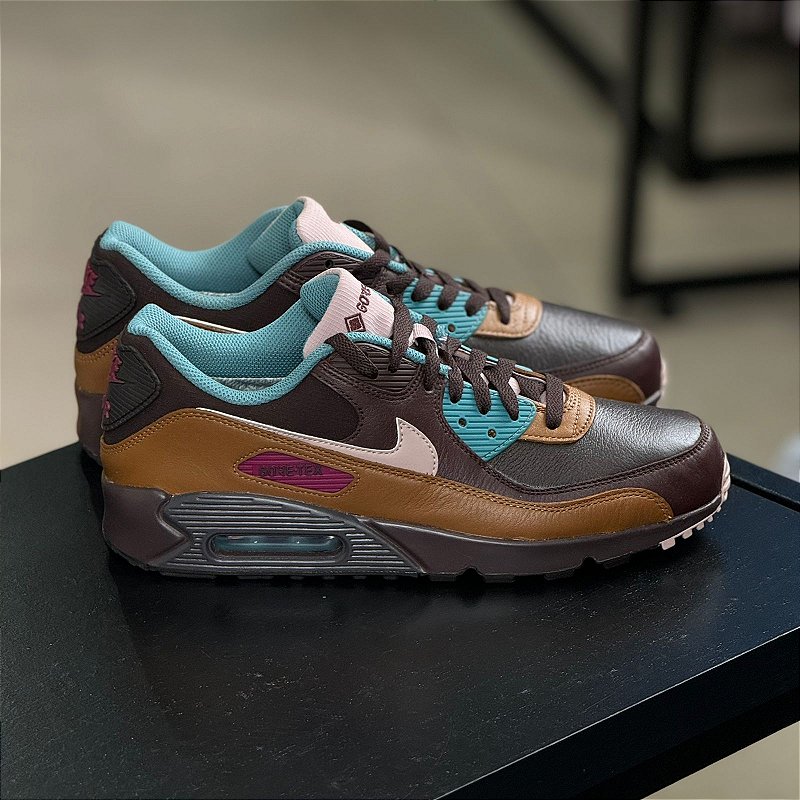 Tenis Nike Air Max 90 Gore-Tex Velvet Brown - JNoriginalshop