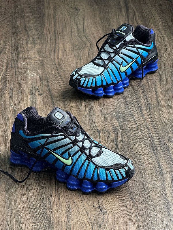 Tênis Nike Nike Shox Tl 12 Tenis Nike Shox TL 12 Mola Racer Blue