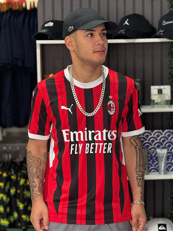 Camisa AC Milan 24/25 HOME Masculina - JNoriginalshop