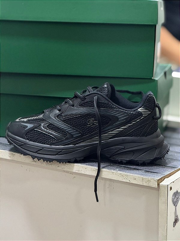 TÊNIS LACOSTE L003 NEO SHOT- ALL BLACK - JNoriginalshop