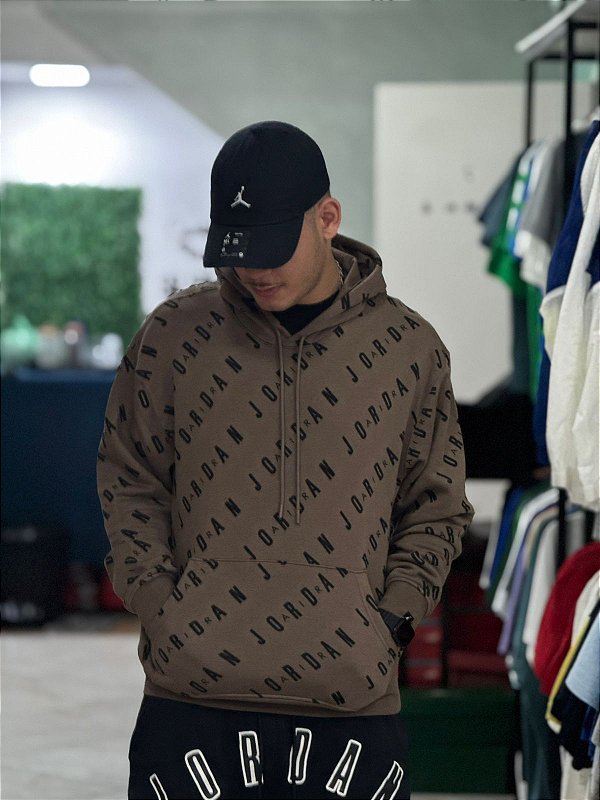 Moletom Jordan Essentials Graphic Fleece- Marrom JNoriginalshop