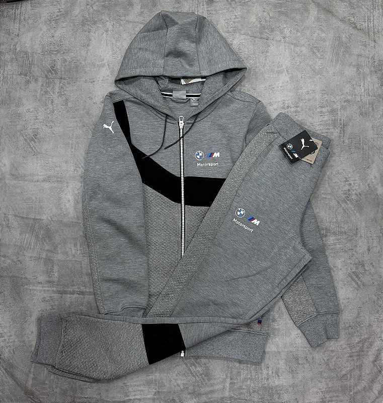 Conjunto puma Evostripe Bmw cinza - JNoriginalshop
