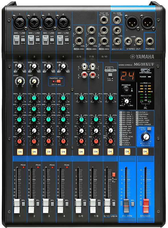 MG10XUF Yamaha Mesa de Som - Atelie do Som - Audio Profissional e