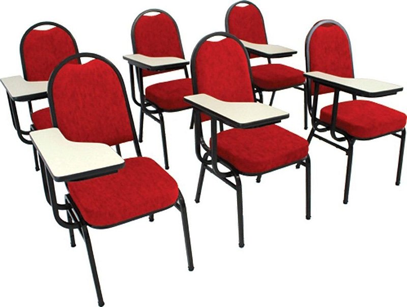 Cadeira com prancheta para Auditório e Salas de Aula - Frete Grátis -  Design Office Móveis - Cadeiras e Poltronas para Escritório