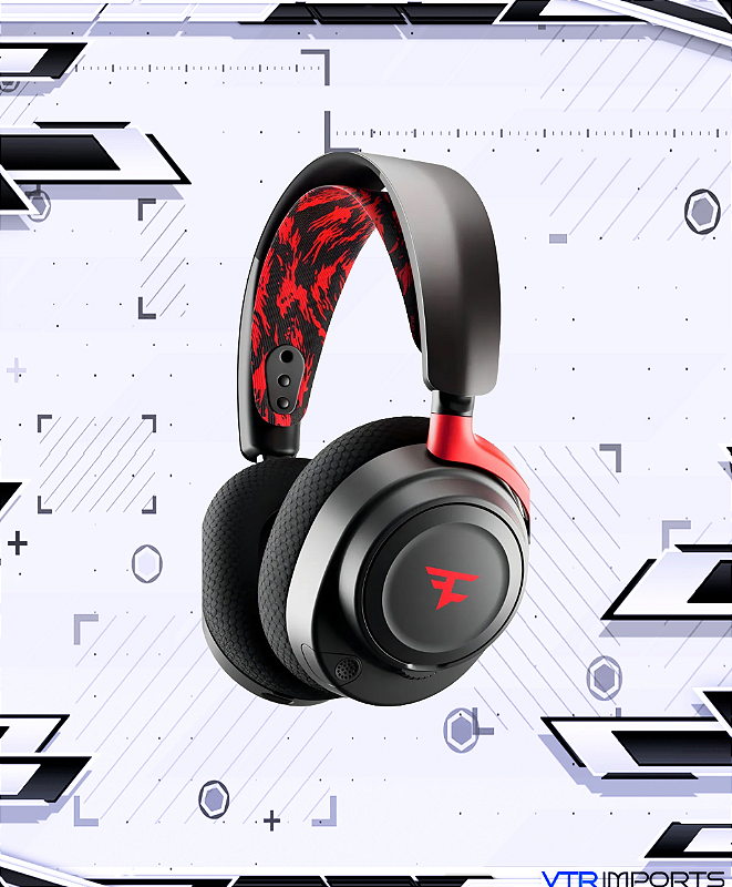 PRONTA ENTREGA) Steelseries Arctis Nova 7 Wireless Faze Clan - VTR
