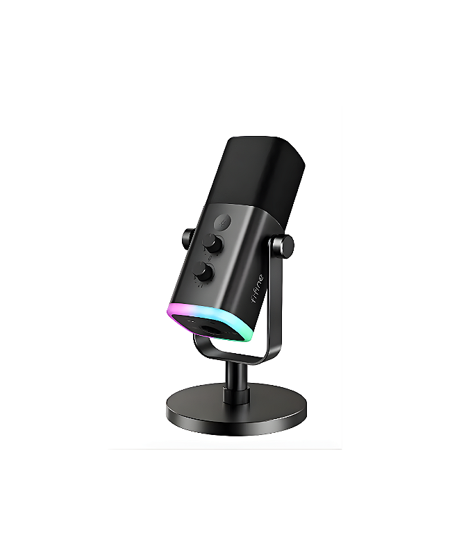 Microfone Fifine USB/XLR AM8 Dinâmico Cardioide - Preto - VTR Imports