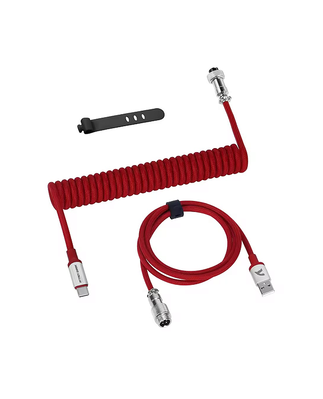 Cabo Attack Shark Coiled USB-C para USB-A - VTR Imports