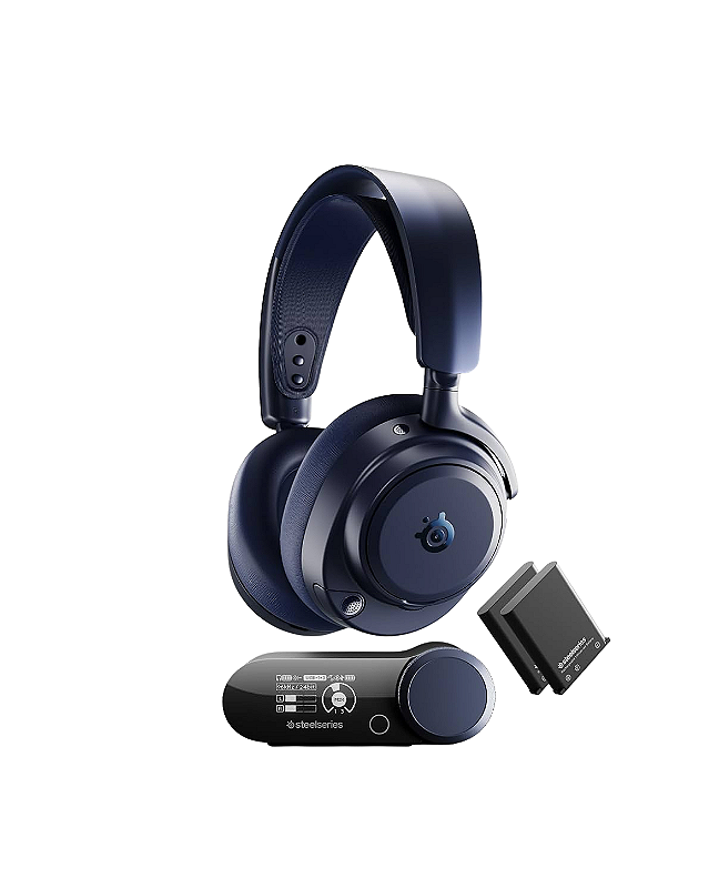 Headset wireless SteelSeries Arctis Nova Pro Omni com áudio Hi‑Res