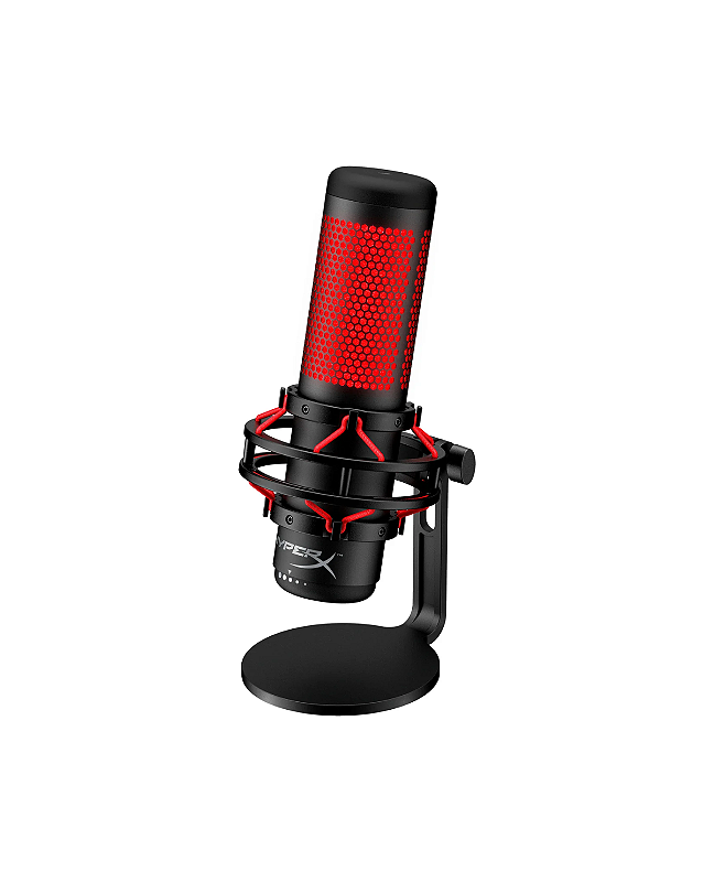 HyperX QuadCast スタンドアロンマイク　黒 Microfone HyperX Quadcast - VTR Imports