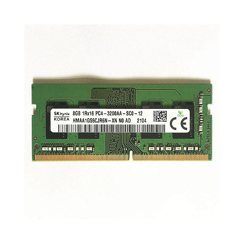 【値下中】8GB×2 計16GB DDR4 3200 SODIMM Hynix Memoria Notebook 8Gb Ddr4 3200 Sodimm Hynix - HMAA1GS6CJR6N-XN