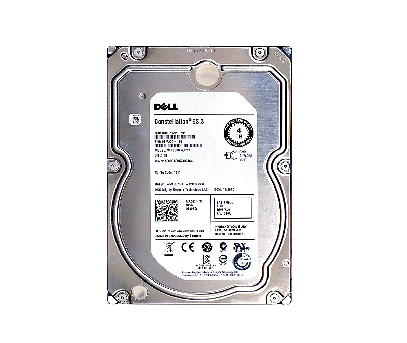 HD Servidor Dell 4TB 7.2K SAS 6G 3.5