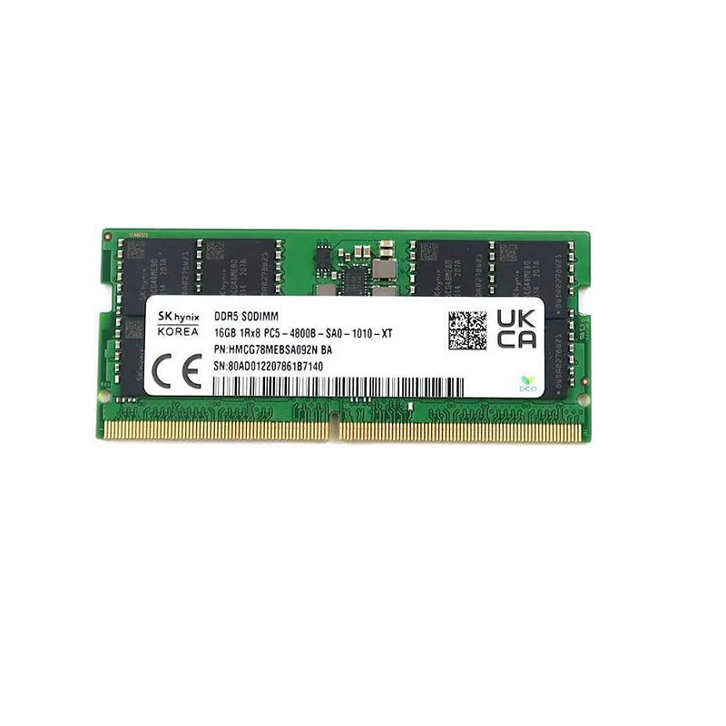 Memória Notebook 16GB DDR5 4800MHz SODIMM Hynix - HMCG78MEBSA092N