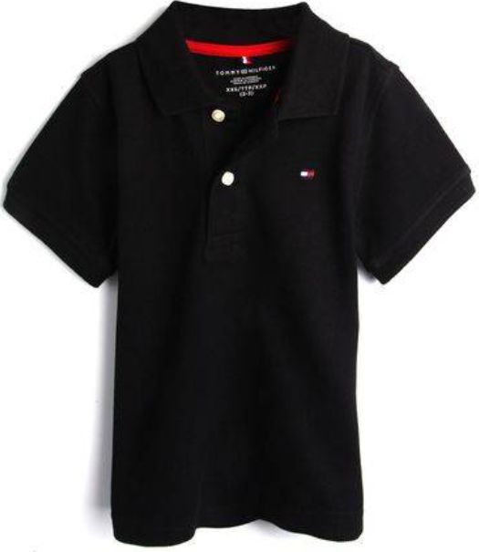Polo tommy preta Clearance