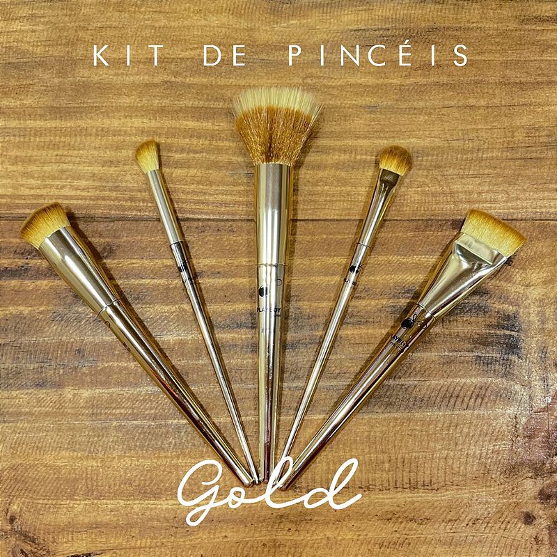 Kit 5 Pincéis De Maquiagem Com Mini Espelho Portátil (323332) - Loja de  Perfume Importado, Perfumes Importados Originais
