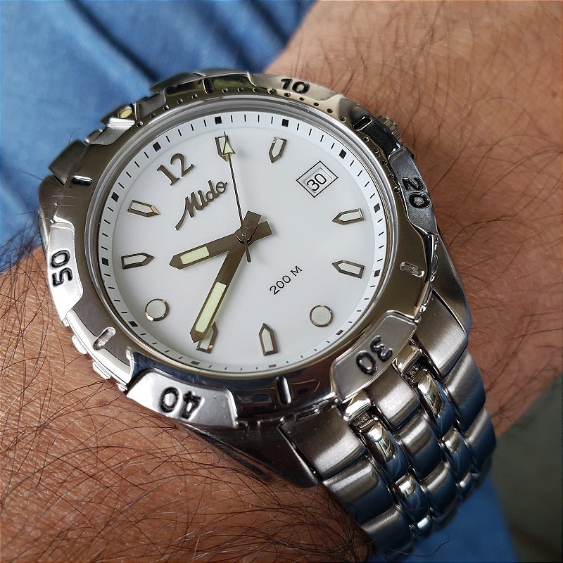 ミミ Relógio Masculino Mido Anos 90 115.4525 - Altarelojoria relógios