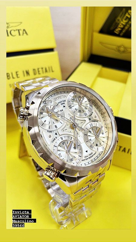 Relógio Masculino Invicta Aviator 39566 - Altarelojoria relógios