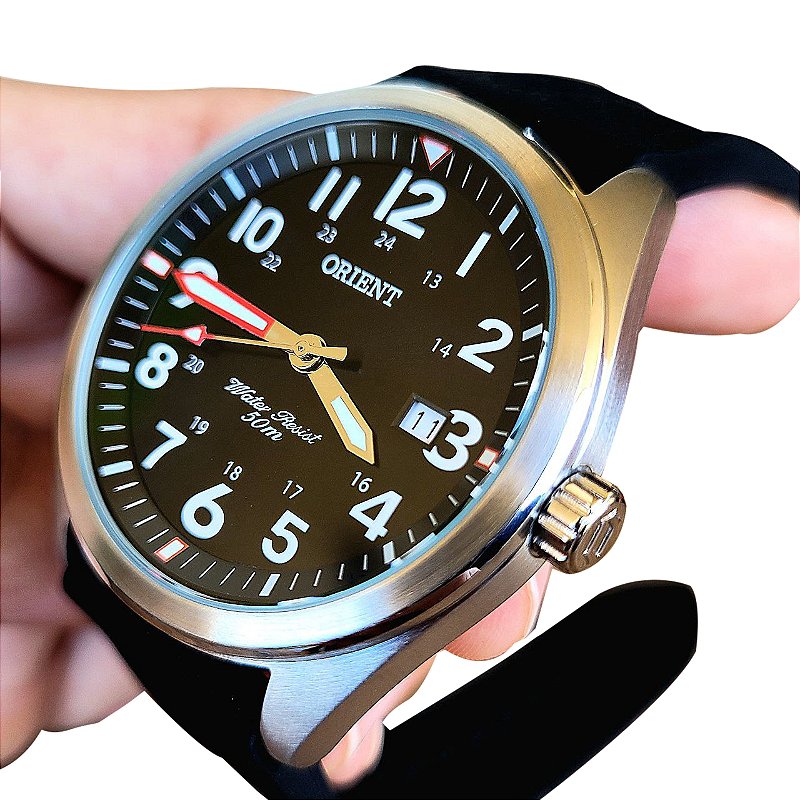 Relógio Orient Sport Masculino Analógico Mbsp1028 P2px Prata