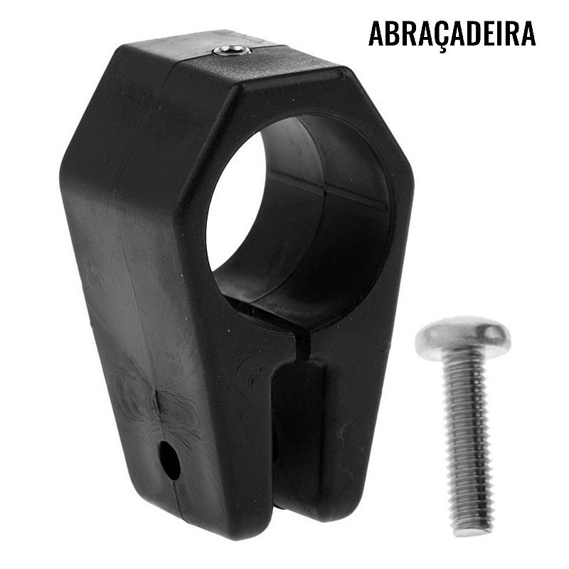Abraçadeira Ponteira Base Capota Maritima Toldo Barco 7/8pol