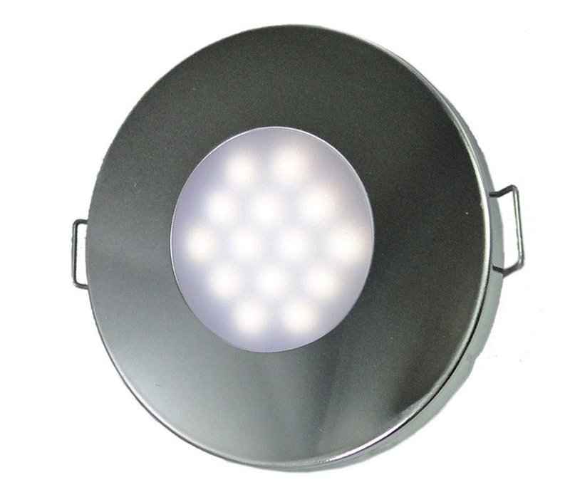 Luminária De Interior Touch Led Em Aço Inox Lancha Motorhome