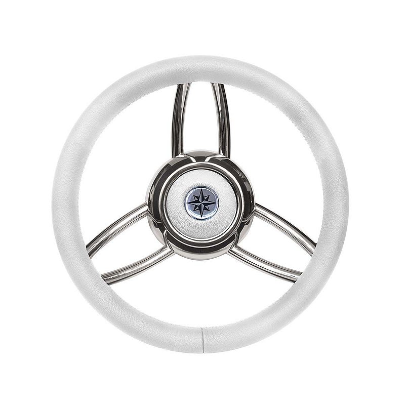 Volante Náutico Para Lancha Luxuoso T26 Italiano Com 6 Raios