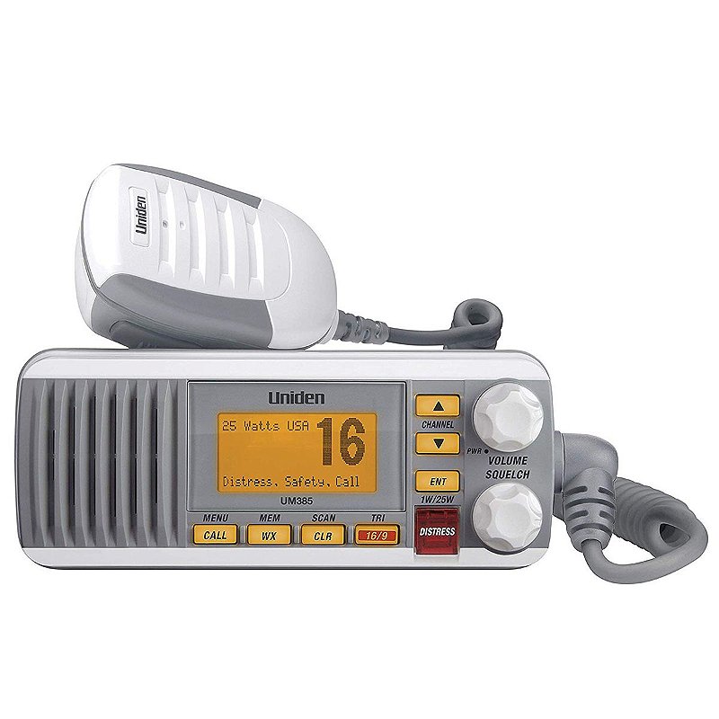 Rádio Vhf Uniden Um 385 DSC E NOAA saída 25 Watts Homologado